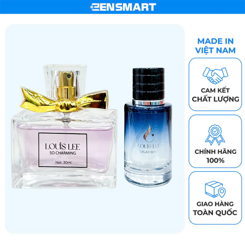Nước hoa louis lee SO CHARMING + Nước hoa louis lee SUGAR BOSS