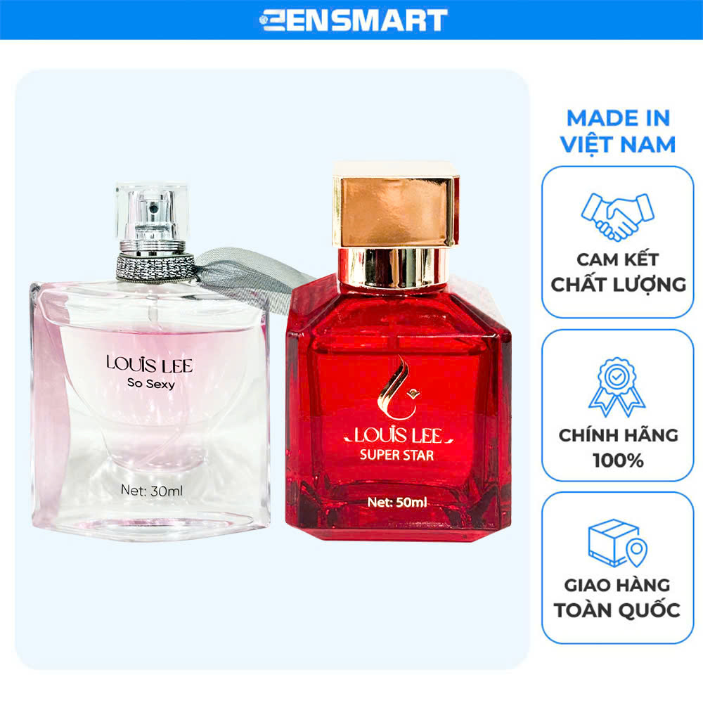 Nước hoa Louis Lee SO SEXY + Nước hoa louis lee SUPPER STAR